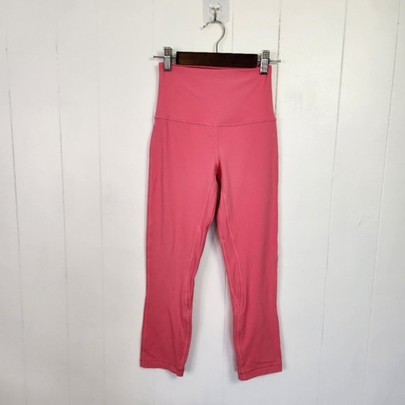 Lululemon Align 21” Guava Pink Crop Leggings - Picture 4 of 9